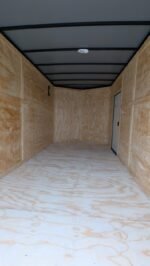 7×16 Indigo Blue blackout Enclosed Cargo Trailer (Titanium Cargo)