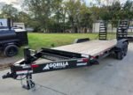 7' x 18' I-Beam Equipment Trailer (2) 7K Axles Stand-Up Ramps 14K GVWR