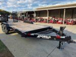 7' x 18' I-Beam Equipment Trailer (2) 7K Axles Stand-Up Ramps 14K GVWR