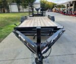 7' x 18' I-Beam Equipment Trailer (2) 7K Axles Stand-Up Ramps 14K GVWR
