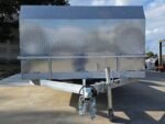 7' x 22' All Aluminum Flatbed Car hauler W/ Deflector & Ramps (2)5,200lb axles 10K GVWR