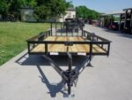 7x14 Dovetail Utility Trailer 3,500lb Axle
