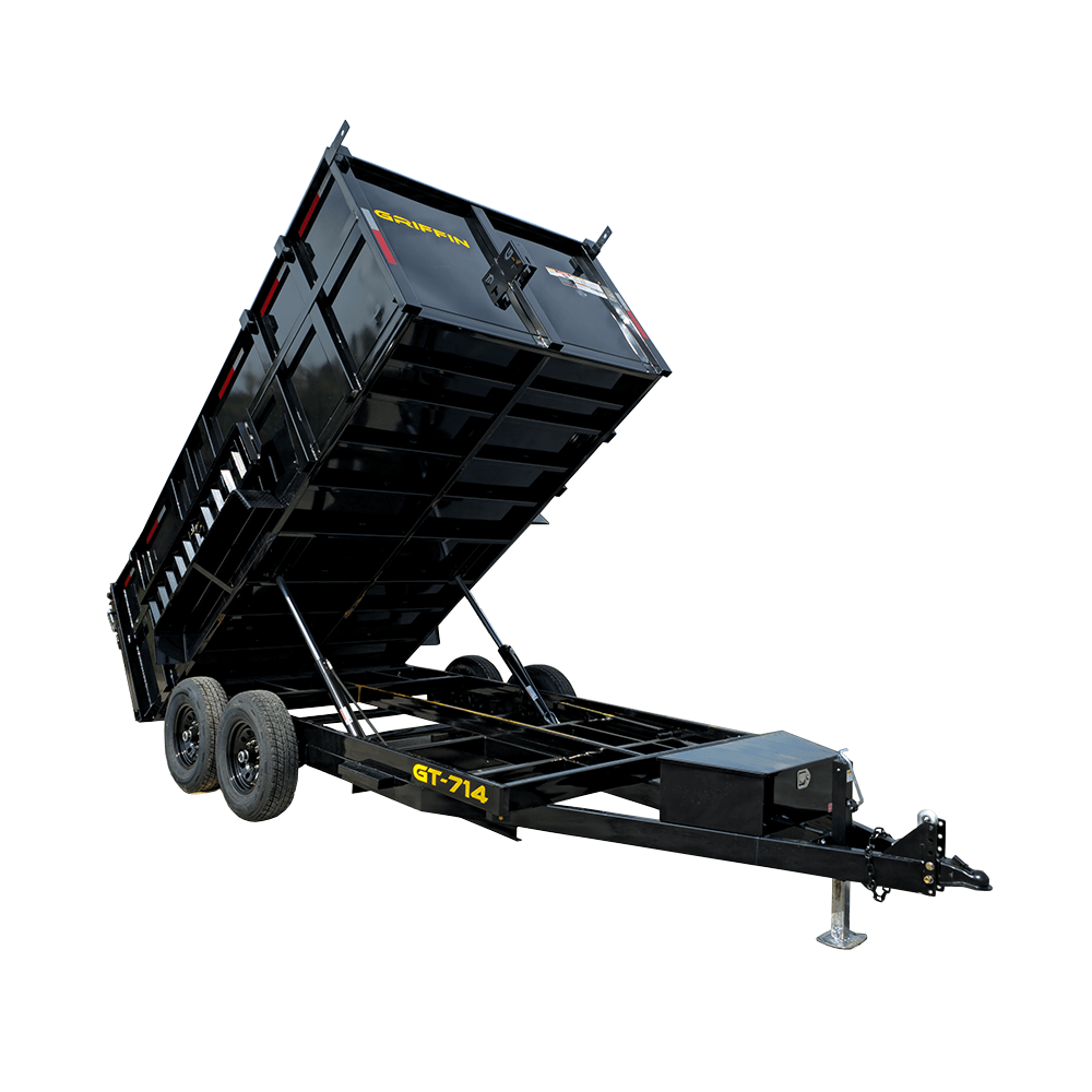 7x14 Hydraulic Dump Trailer with 4ft Sides (2) 7K Axles 14k GVWR 7x14 Hydraulic Dump Trailer with 4ft Sides (2) 7K Axles 14k GVWR
