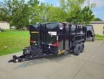 7x14 Telescopic Hydraulic Dump Trailer with 4ft Sides (2) 7K Axles 14K GVWR