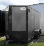 7x14TA Xtreme Cargo Charcoal Blackout Enclosed Cargo Trailer for Sale