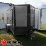 7x14TA Xtreme Cargo Charcoal Blackout Enclosed Cargo Trailer for Sale