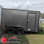 7x14TA Xtreme Cargo Charcoal Blackout Enclosed Cargo Trailer for Sale