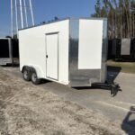 7x14TA Xtreme White Enclosed Cargo Trailer for Sale