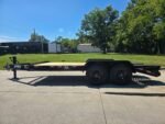 7x16 Equipment Trailer Dovetail Mini King Kong Ramps (2) 7,000LB Axles