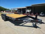 7x16 Equipment Trailer Dovetail Mini King Kong Ramps (2) 7,000LB Axles