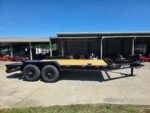 7x16 Equipment Trailer Dovetail Mini King Kong Ramps (2) 7,000LB Axles