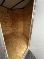 7x16 Hook and Line Cargo Red Enclosed Cargo Trailer for Sale