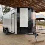 7x16 Tandem Axle Silver Blackout Enclosed Cargo Trailer – Collins Custom Cargo