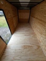 7x16 Xtreme Cargo Black Blackout Enclosed Cargo Trailer for Sale