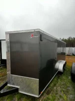 7x16 Xtreme Cargo Charcoal Enclosed Cargo Trailer for Sale