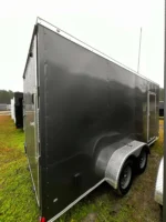 7x16 Xtreme Cargo Charcoal Enclosed Cargo Trailer for Sale