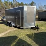 7x16TA Xtreme Cargo Charcoal Enclosed Cargo Trailer for Sale