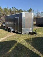 7x16TA Xtreme Cargo Charcoal Enclosed Cargo Trailer for Sale