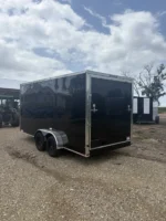 7x16TA2 Collins Custom Cargo Enclosed Cargo Trailer Black