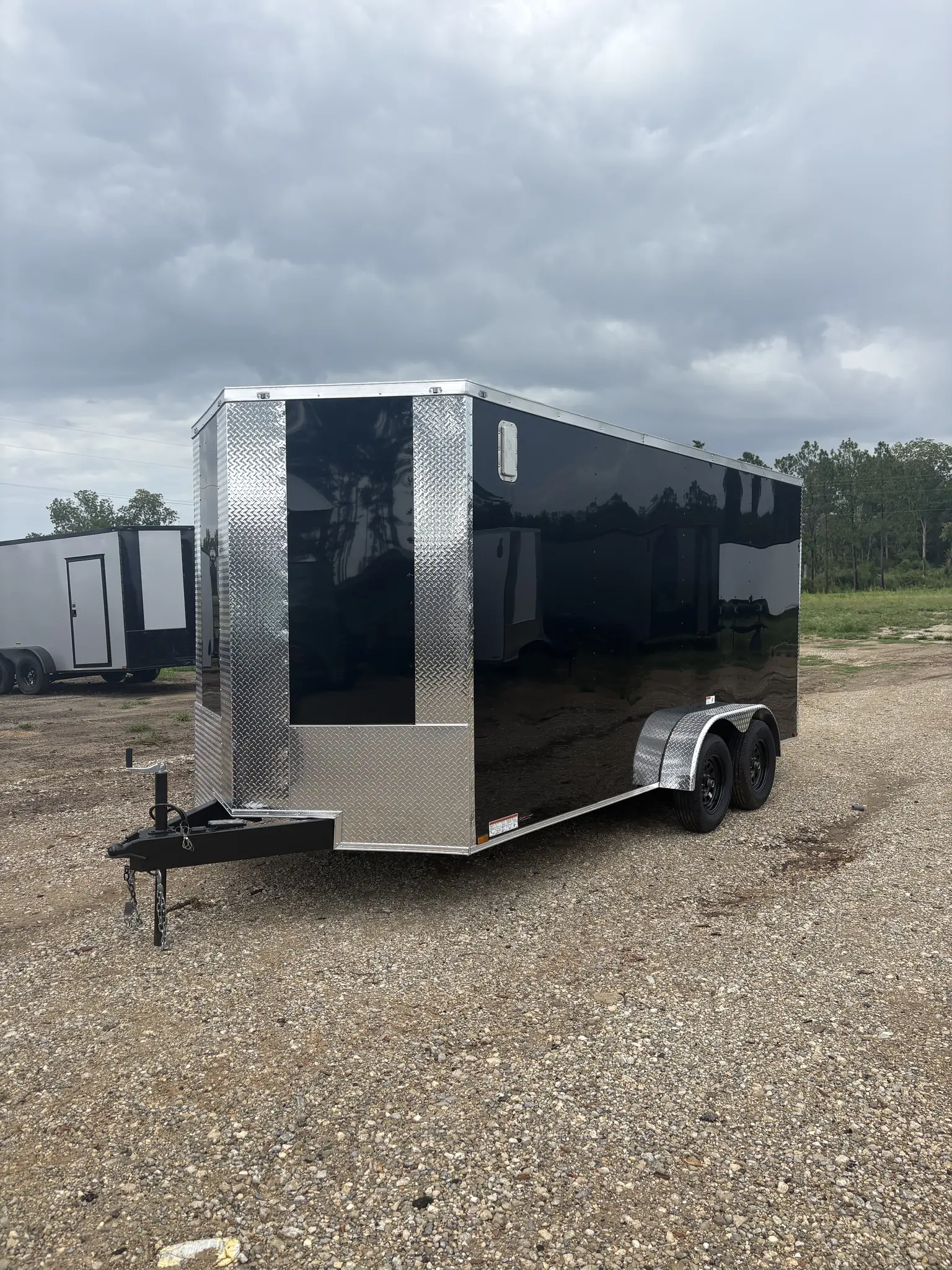 7x16TA2 Collins Custom Cargo Enclosed Cargo Trailer Black 7x16TA2 Collins Custom Cargo Enclosed Cargo Trailer Black