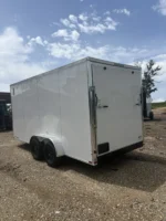 7x16TA2 Collins Custom Cargo Enclosed Cargo Trailer White