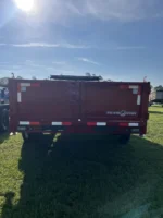 7x16TA2 Titan Pro Series Dump Trailer Red