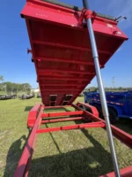 7x16TA2 Titan Pro Series Dump Trailer Red