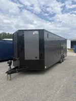 8.5x24TA2 Xtreme Cargo Race Trailer Charcoal Blackout Package