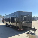 8.5x28TA2 Titanium Cargo Black Blackout Race Trailer