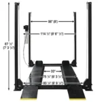 Atlas Apex 8, 8,000 lb 4 Post Vehicle Storage Lift - ALI Certified