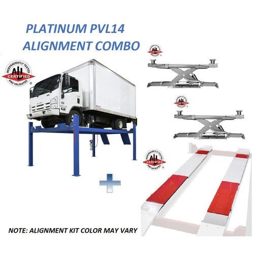 Atlas Platinum PVL14 4 Post Lift + RJ7000 & Alignment Kit ALI Certified Combo Atlas Platinum PVL14 4 Post Lift + RJ7000 & Alignment Kit ALI Certified Combo