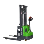 EKKO Lithium Straddle Stacker 3000 lb. Capacity 118" Height, Side Shift EB14CS-118Li