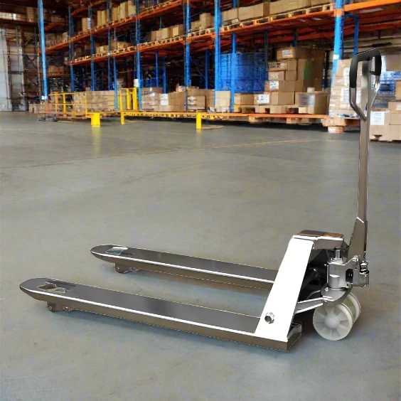 Manual Pallet Jack | Stainless Steel |5500 lbs Capacity | EKKO A25S Manual Pallet Jack | Stainless Steel |5500 lbs Capacity | EKKO A25S