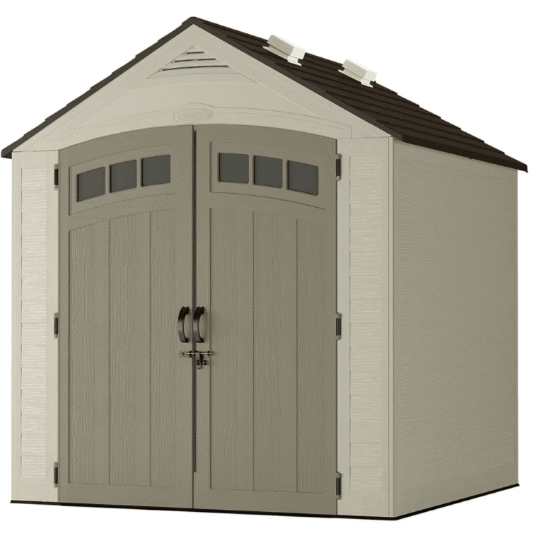 Vista 7 ft. W x 7 ft. D Plastic Shed